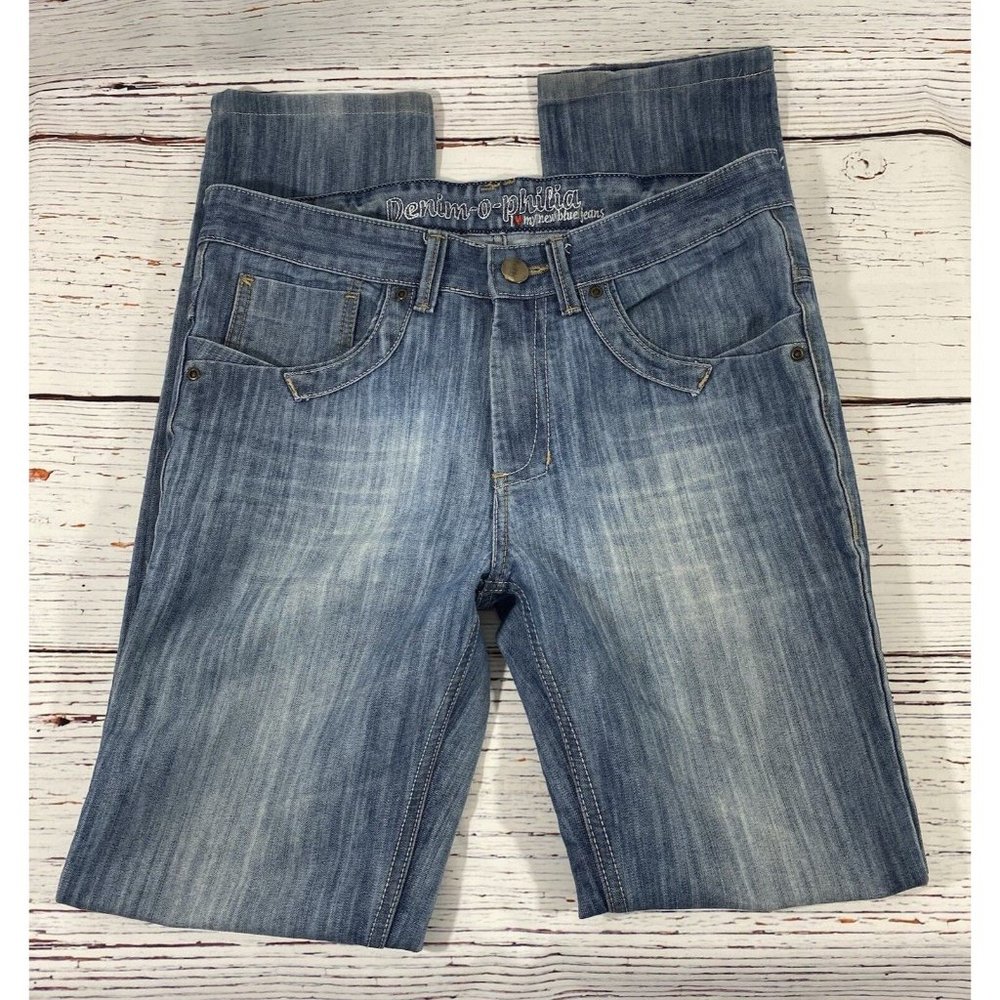 Denim O Philia Max Jeans Womens Light Wash Blue Denim Pants (Fits like a Sz 10)